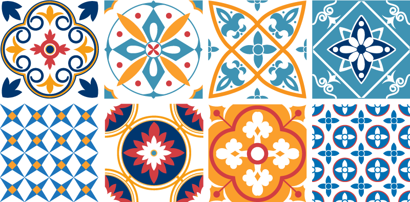 Covor de vinil pentru bucătărie sevrinia plăci ciment - TenStickers