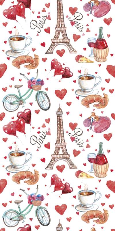 Covor de vinil pentru bucătărie iubire paris - TenStickers