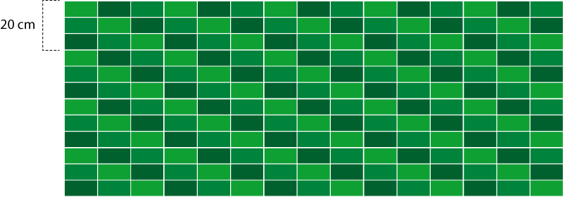 Covor de vinil pentru bucătărie cărămidă verde - TenStickers