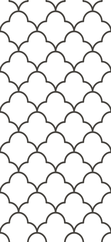 Covor de vinil pentru bucătărie design geometric marocan - TenStickers