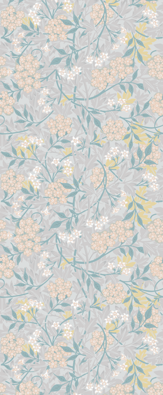 Covor vinil dormitor model floral elegant anii '80 - TenStickers