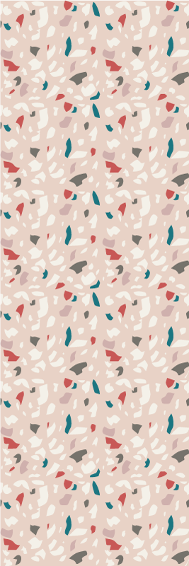 Covor vinil dormitor model efect terrazzo - TenStickers
