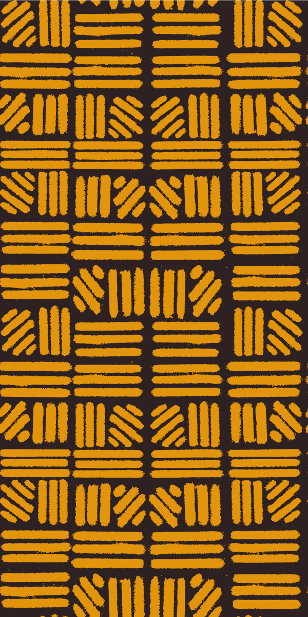 Covor vinil dormitor artă abstractă aurie africană - TenStickers