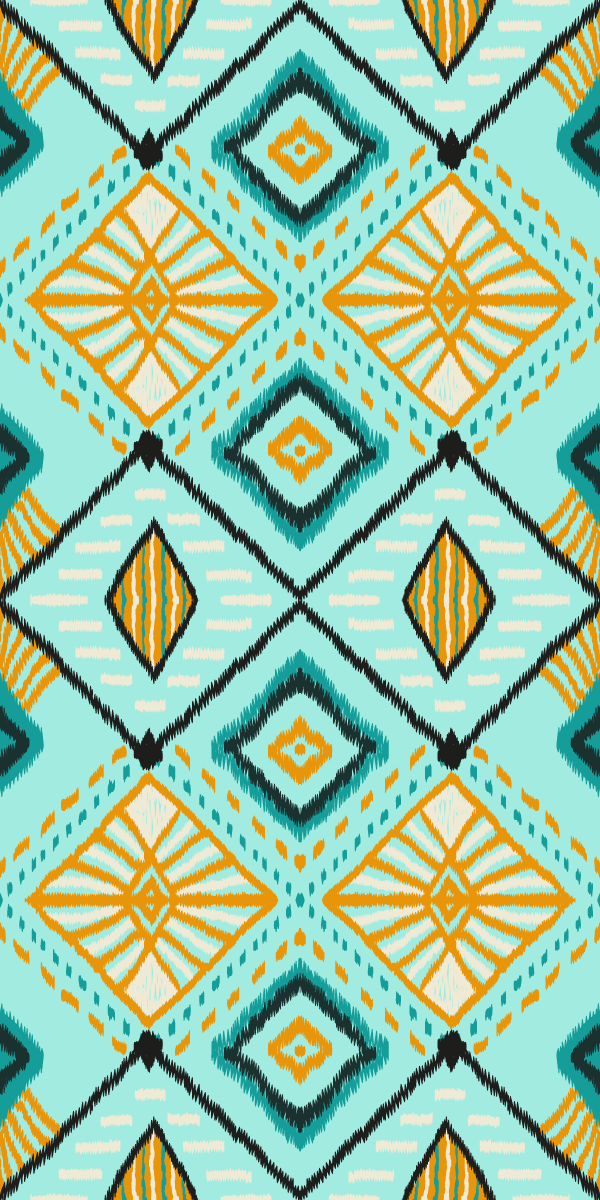 Covor vinil dormitor design geometric abstract african - TenStickers
