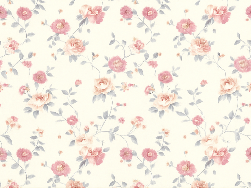 Covor vinil dormitor imprimeu floral - TenStickers