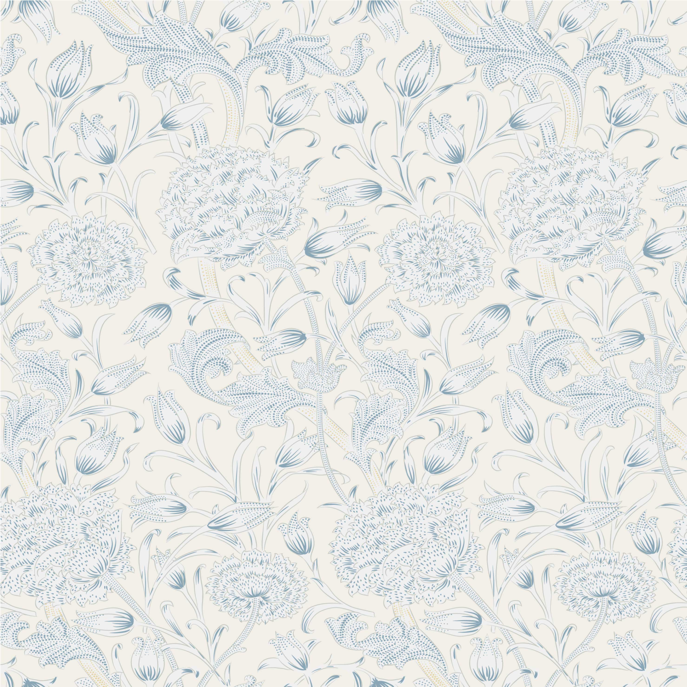 Covor vinil dormitor cu model floral pentru dulap - TenStickers