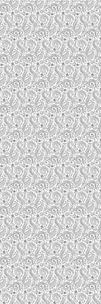 Covor vinil studiu flori ornamentale vintage - TenStickers