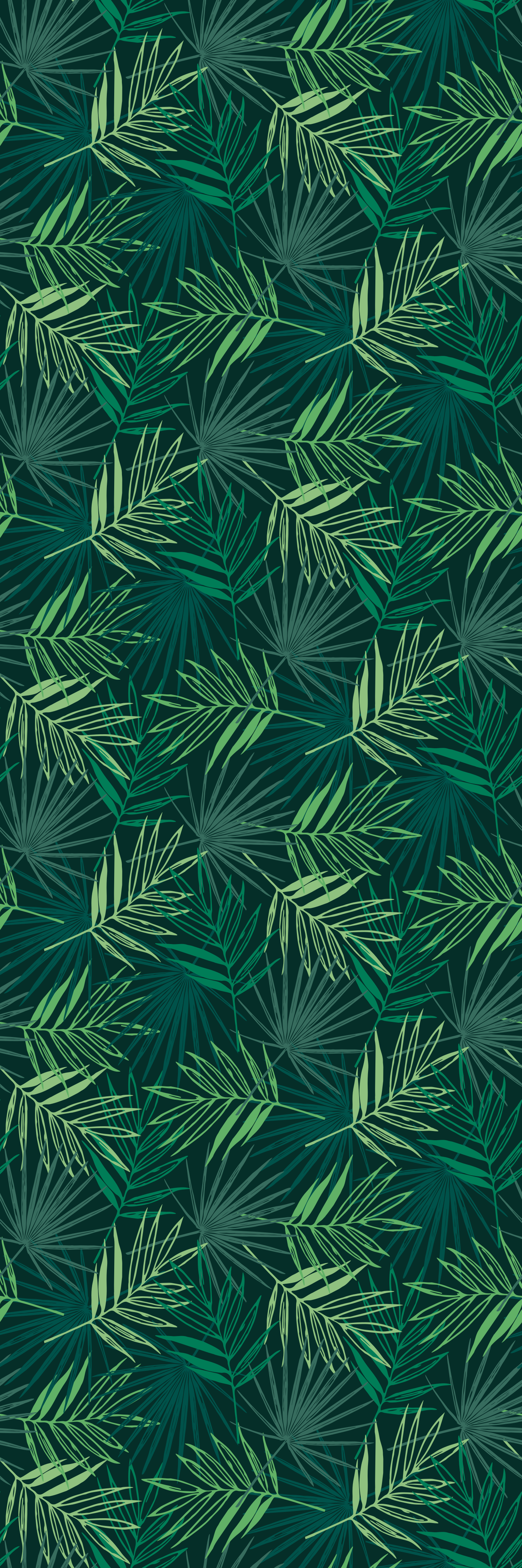 Covor vinil studiu model tropical mixt - TenStickers