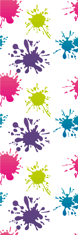 Covor vinil dormitor stropi multicolori - TenStickers