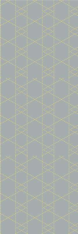 Covor vinil dormitor triunghiuri origami pantone - TenStickers