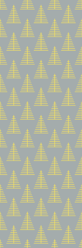 Covor vinil dormitor arbori pantone - TenStickers