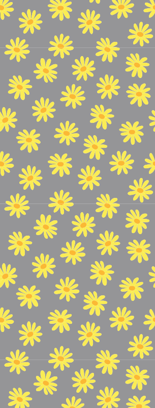 Covor vinil dormitor pantone galben calendula - TenStickers