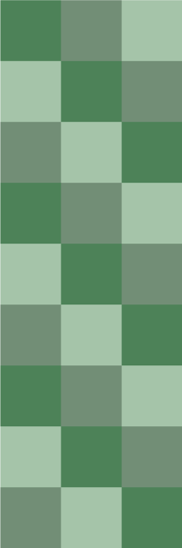 Covor vinil dormitor nuanțe de verde tiles - TenStickers