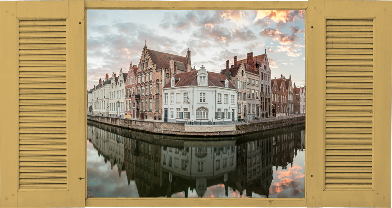 Covor vinil dormitor cu imaginea din brujas - TenStickers