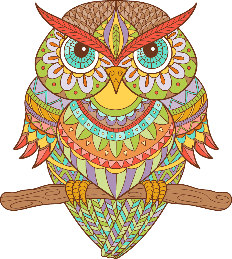 Covor vinil dormitor ave huichol - TenStickers