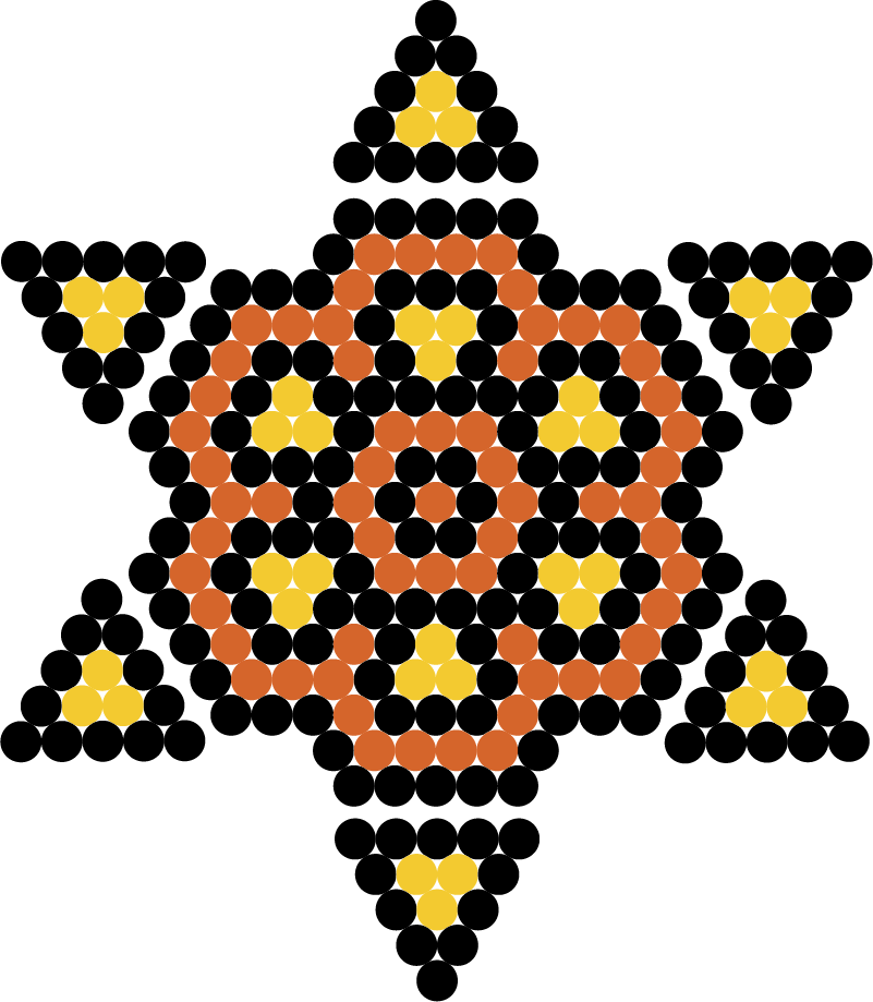 Covor vinil dormitor sol huichol - TenStickers