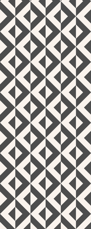 Covor de vinil scandinav geometric mono - TenStickers