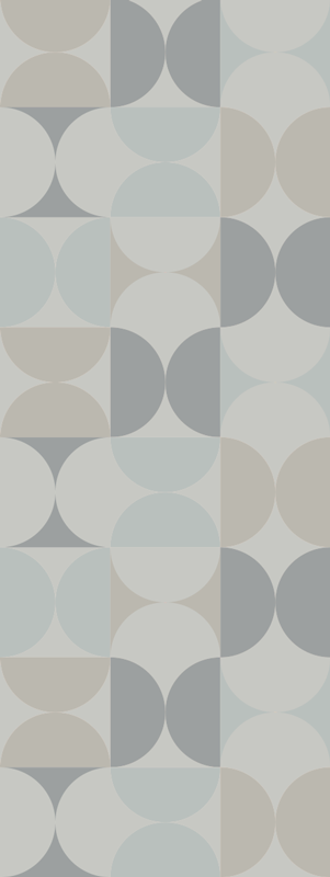 Covor de vinil scandinav cu model geometric pastelat - TenStickers