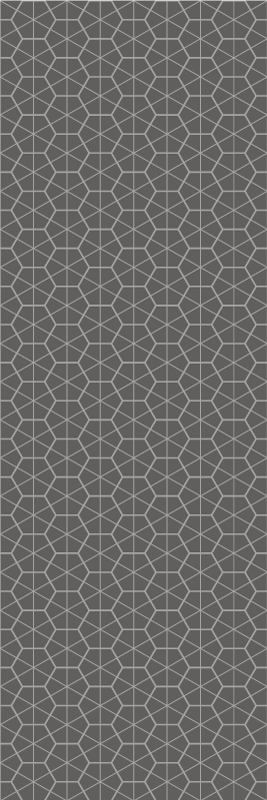 Covor de vinil scandinav cu model hexagonal minimalist - TenStickers