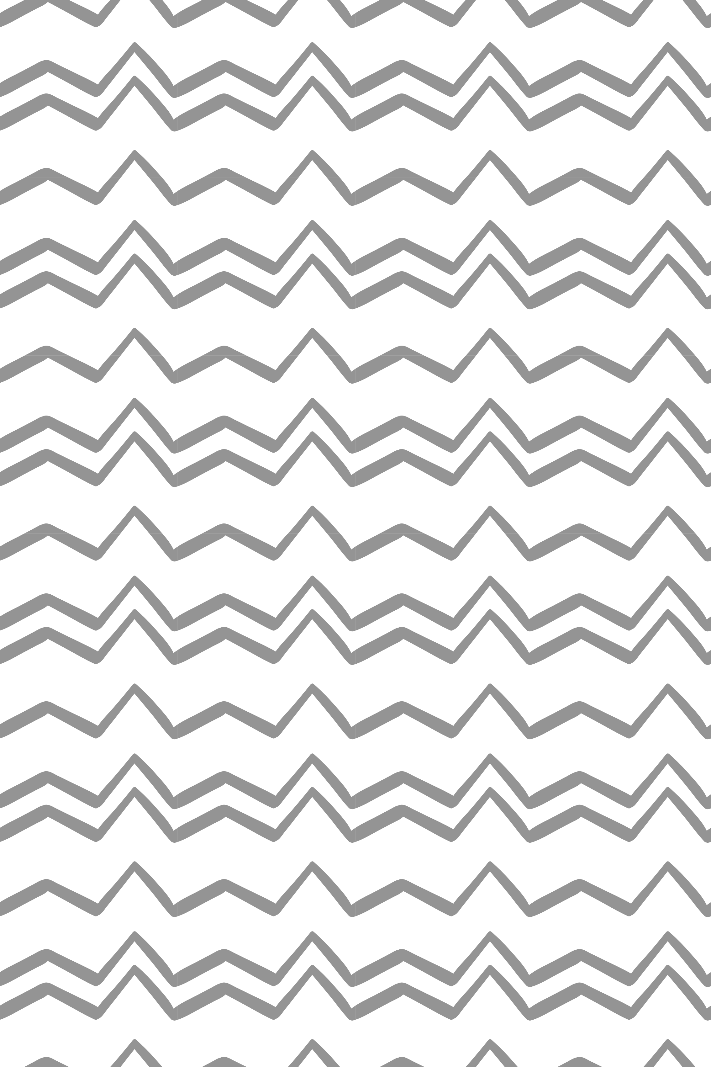 Covor de vinil scandinav cu model zigzag gri neregulat - TenStickers