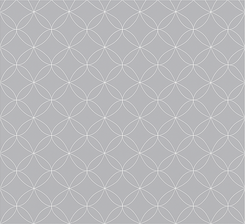 Covor de vinil scandinav flori abstracte geometrice gri - TenStickers