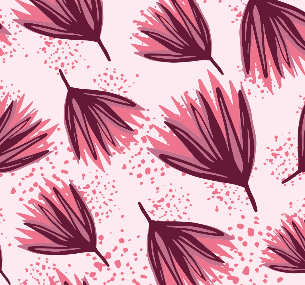 Covor vinil cu aspect de natura model lotus abstract - TenStickers