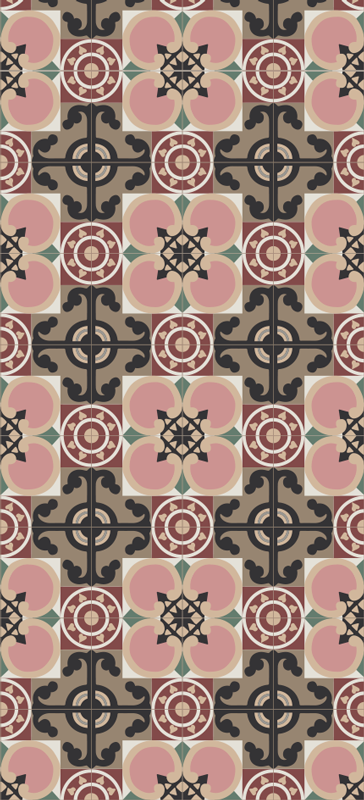 Covor de vinil epocă azulejos toledanos - TenStickers