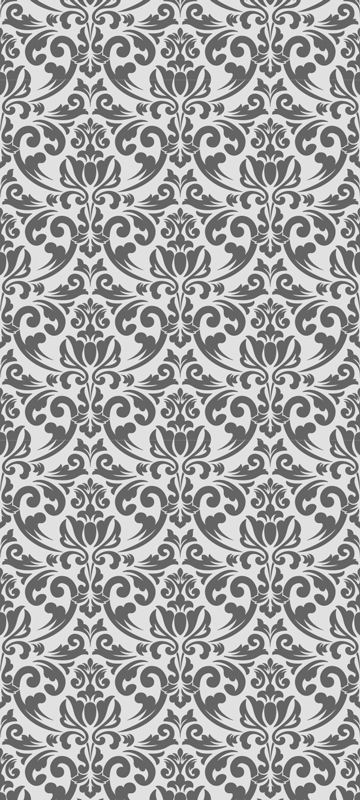 Covor de vinil epocă design damasc abstract - TenStickers