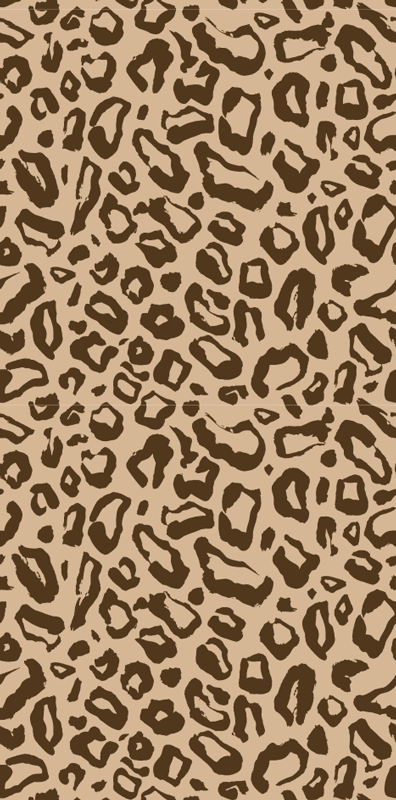 Covor vinil animal pete mari și mici de leopard - TenStickers