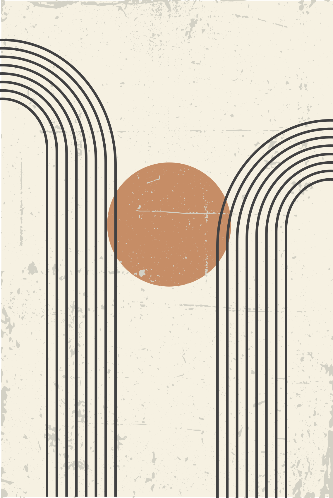 Covor vinil modern arc abstract - TenStickers