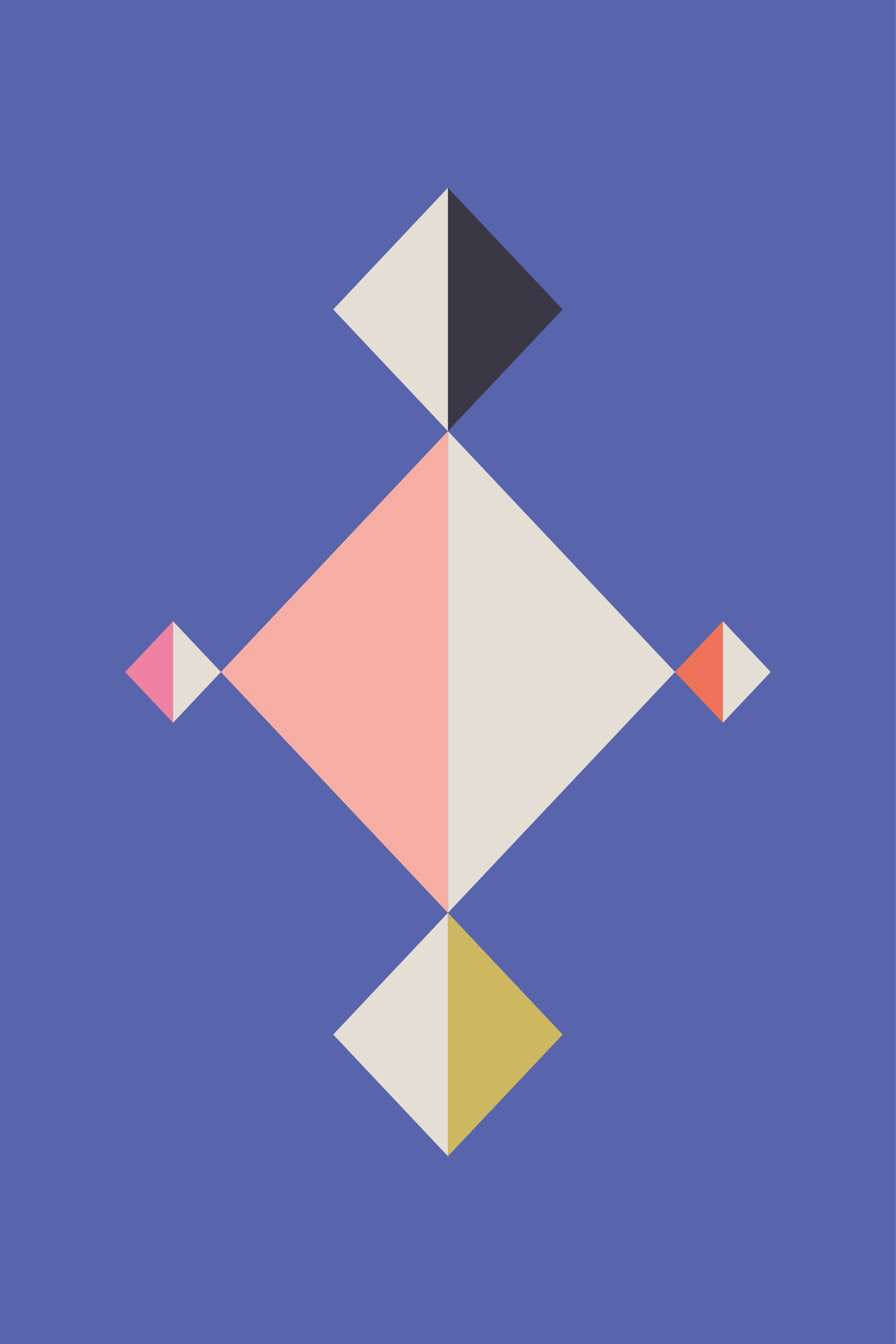 Covor vinil modern cu artă în pattern geometric - TenStickers