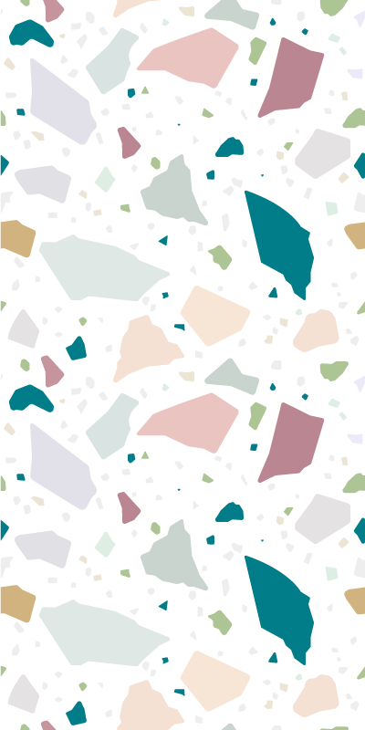 Covor de vinil texturat model terrazzo mediteranean - TenStickers