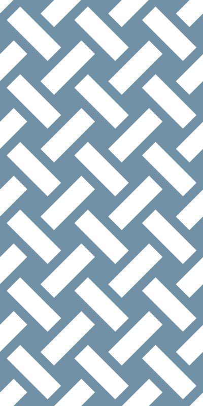 Covor de vinil texturat model pătrat albastru geometric - TenStickers