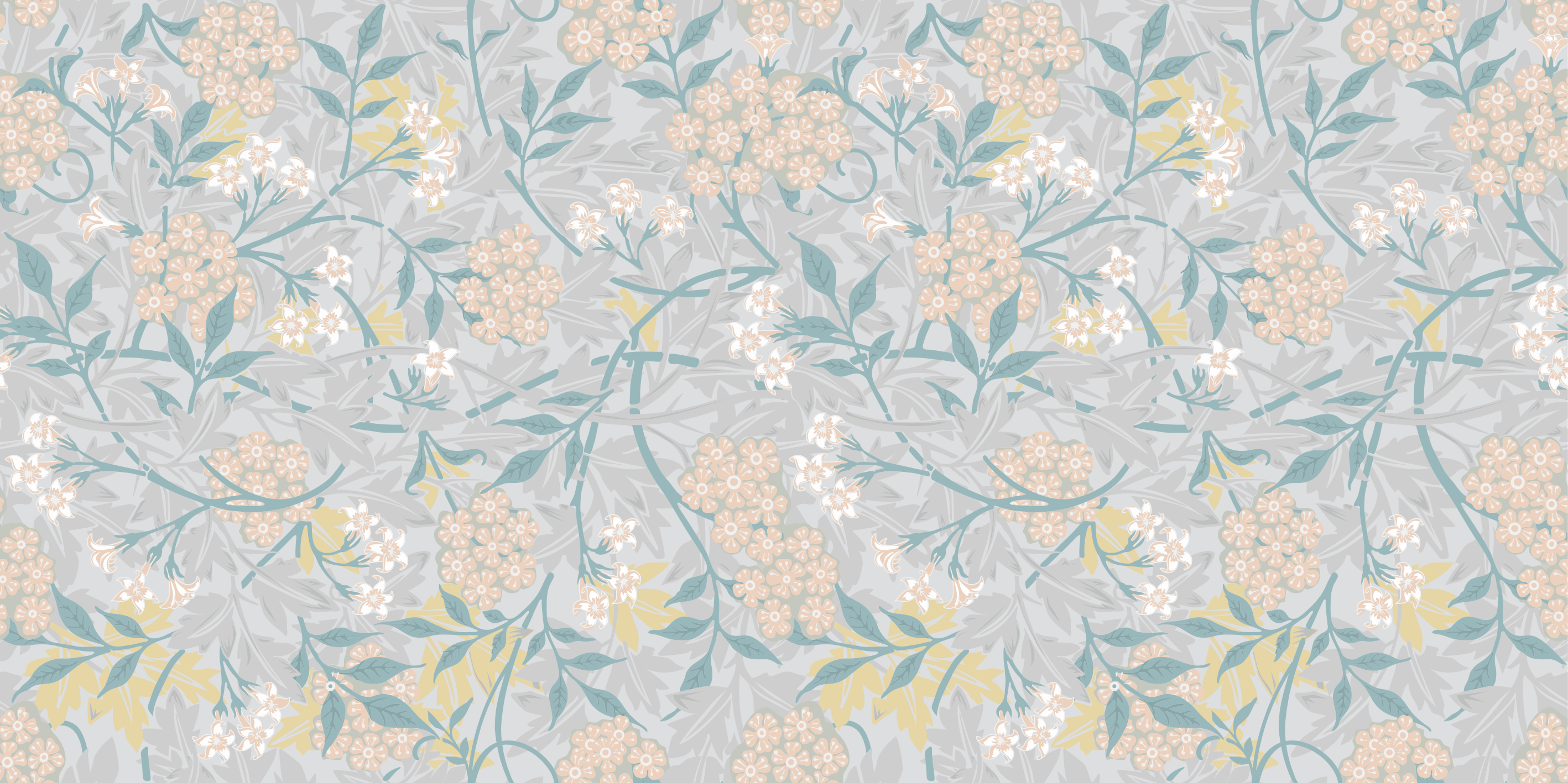 Covor de vinil epocă model floral elegant anii '80 - TenStickers