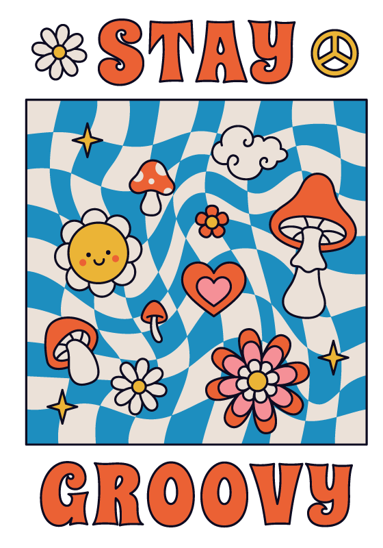 Covoare de vinil cu fraze rămâi cool - TenStickers
