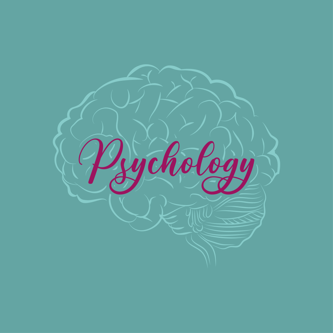 Covoare de vinil cu fraze psihologia creierului - TenStickers