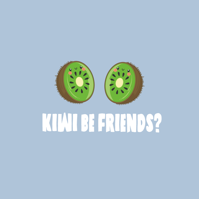 Covoare de vinil cu fraze citate amuzante cu kiwi - TenStickers