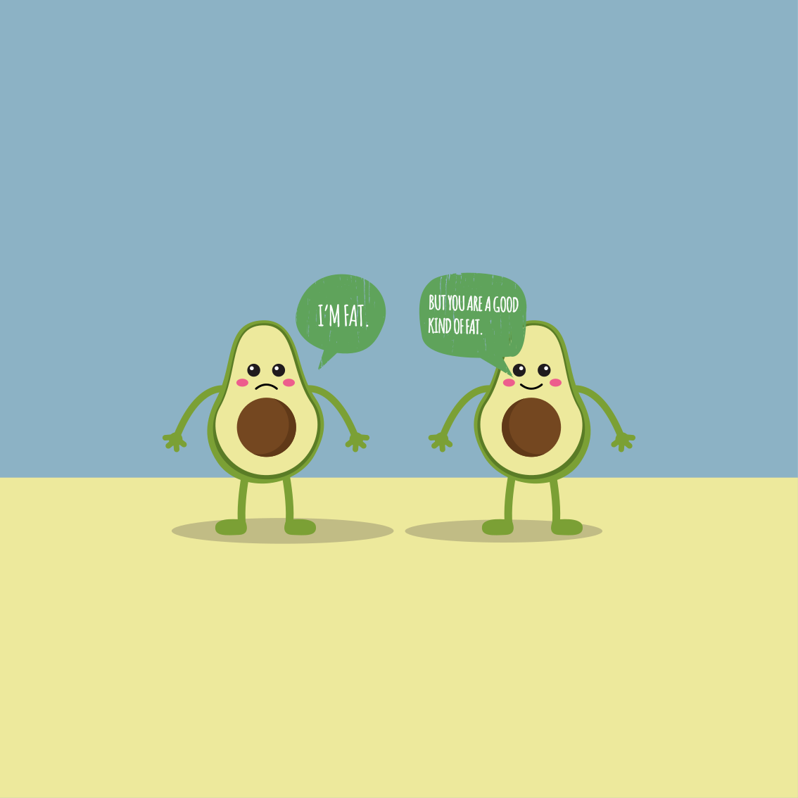 Covoare de vinil cu fraze citat despre avocado sănătos - TenStickers