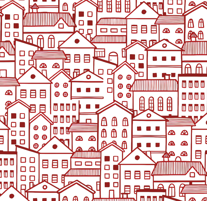 Covor de vinil texturat efect benzi desenate urban modern - TenStickers