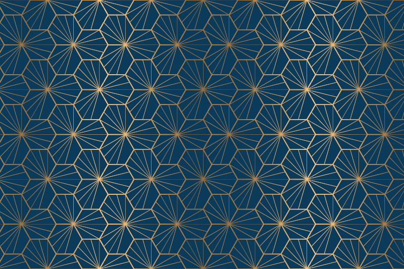 Covor de vinil geometric cu model geometric elegant - TenStickers