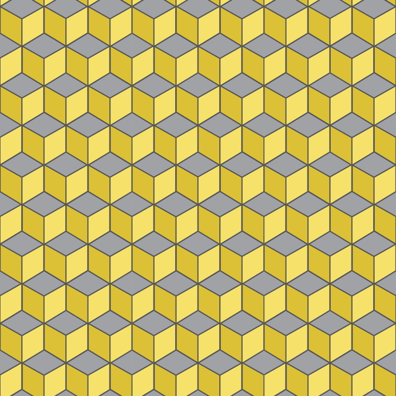 Covor de vinil geometric pătrate pantone - TenStickers