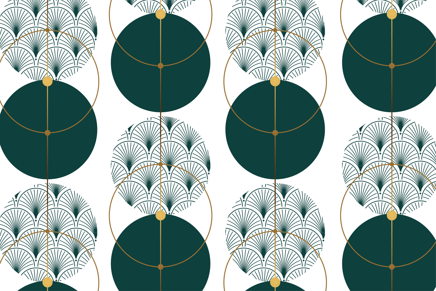 Covor de vinil geometric artă geo stil glamour - TenStickers