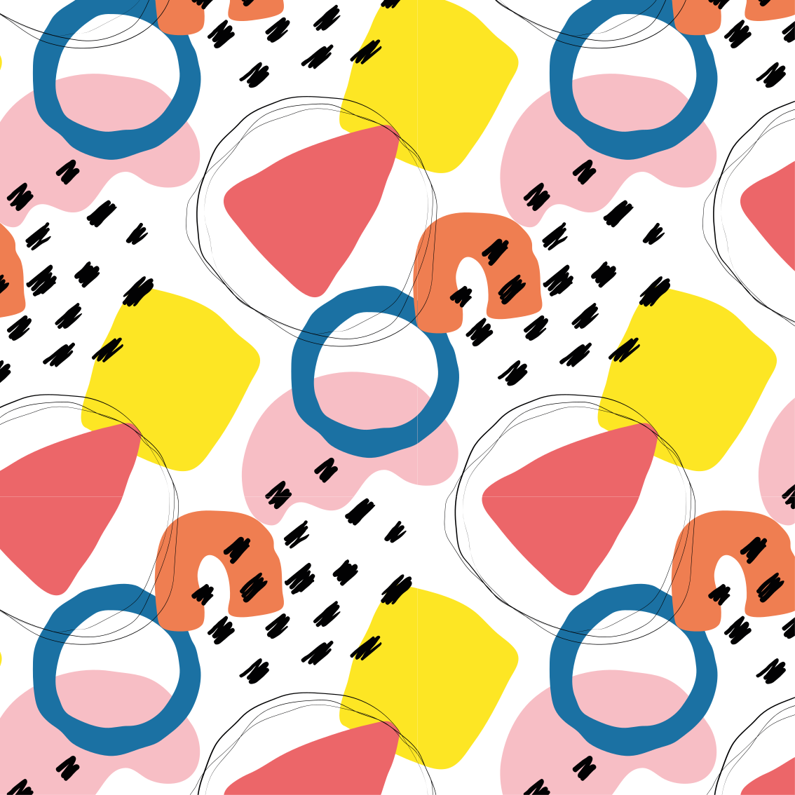 Covor de vinil geometric model artistic geometric - TenStickers