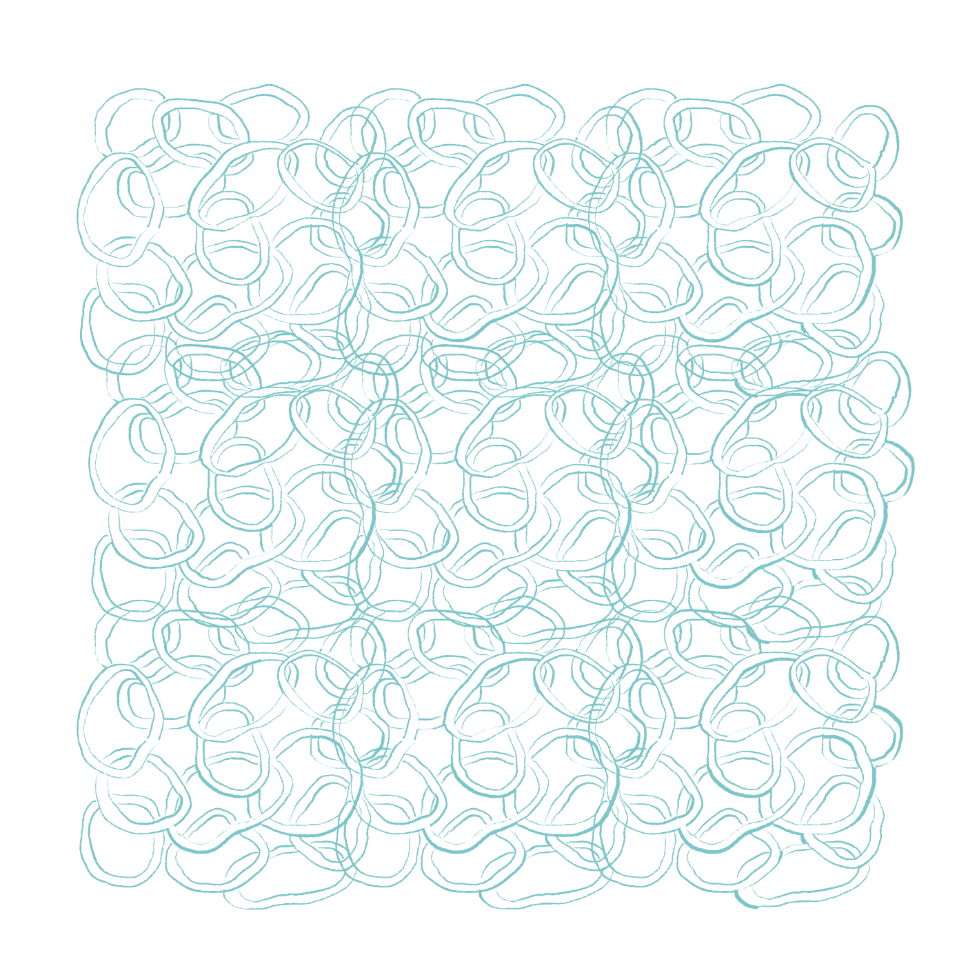 Covor de vinil geometric abstract circular modern - TenStickers