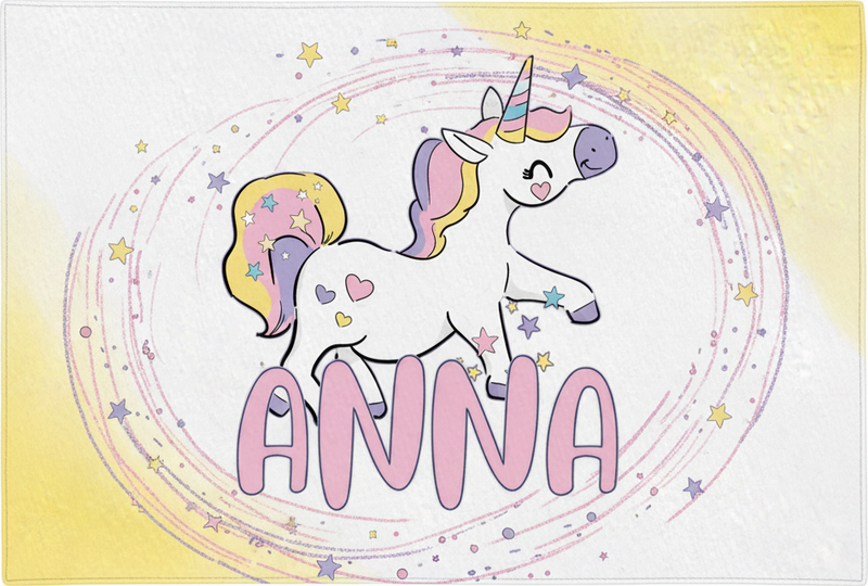 Covor de vinil pentru copii cu design unicorn magic - TenStickers