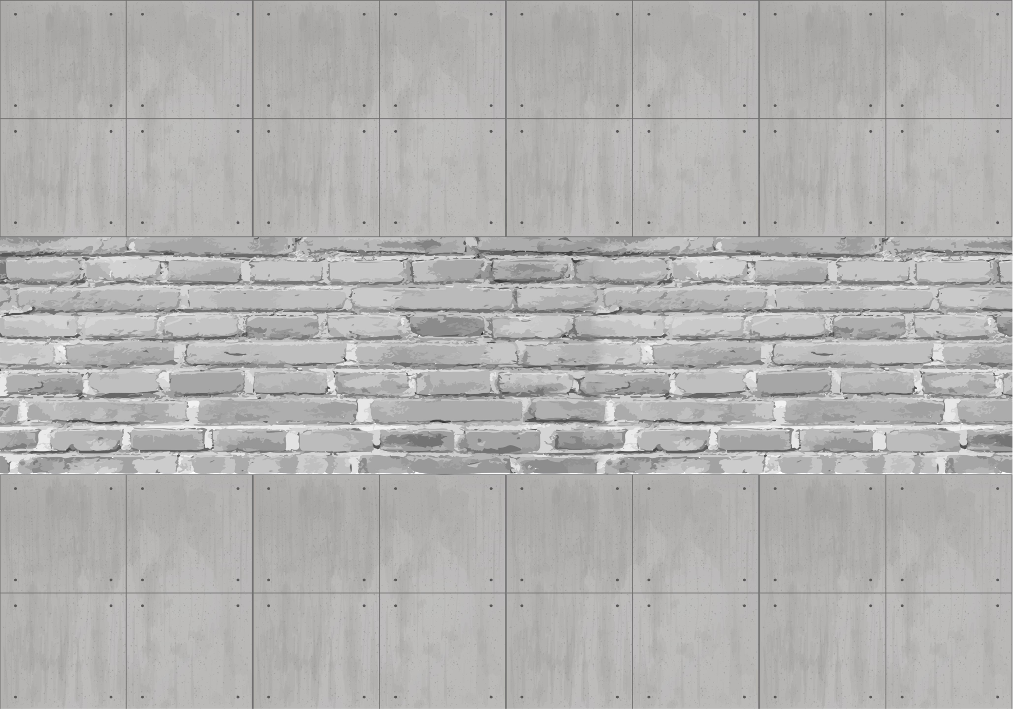 Covor de vinil gri panouri din beton - TenStickers