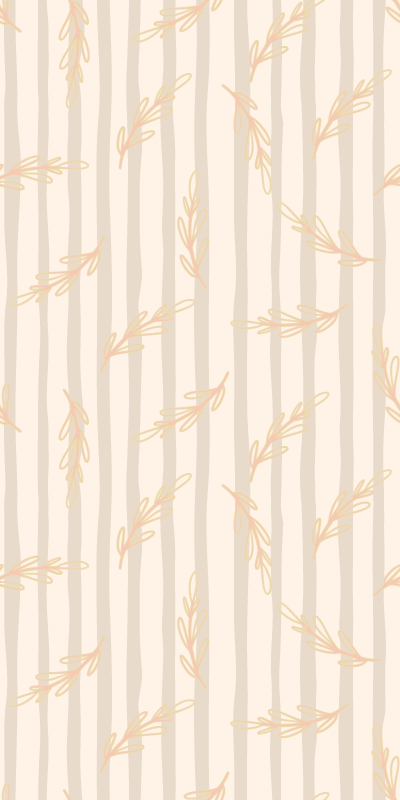 Covor de vinil hol bej elegant - TenStickers