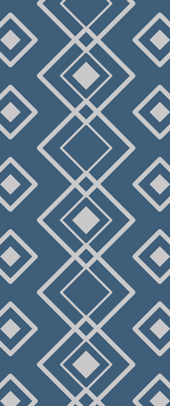 Covor de vinil hol geometric marin superfresco easy - TenStickers