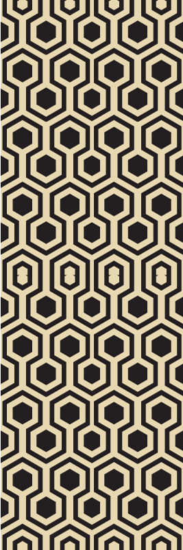 Covor vinil maro design hexagoane cosmopolite - TenStickers