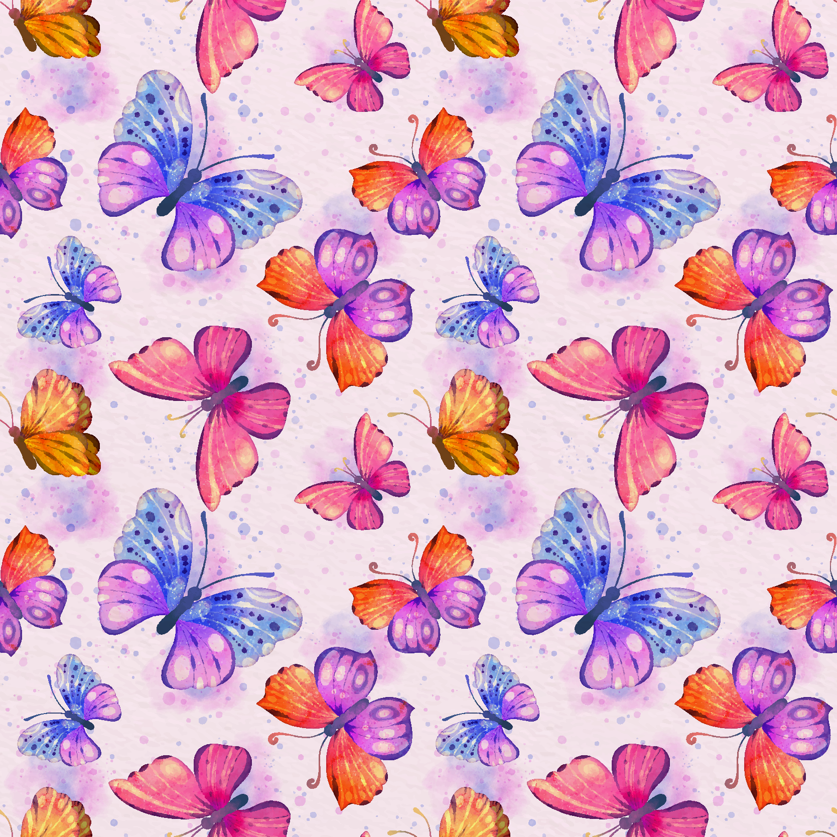 Covor de vinil violet acuarelă colorată - TenStickers